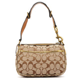 Autunno 2004 Borsa a spalla Legacy Soho beige e oro