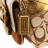 Autunno 2004 Borsa a spalla Legacy Soho beige e oro