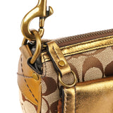 Autunno 2004 Borsa a spalla Legacy Soho beige e oro