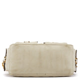 Borsa a spalla Multi-Pocket Blake in pelle trapuntata avorio