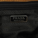 Primavera 2001 Borsa a spalla in pelle traforata color cuoio