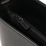 001 3300 Black Leather Shoulder Bag