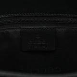 001 3300 Black Leather Shoulder Bag