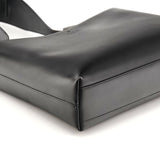 001 3300 Black Leather Shoulder Bag