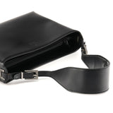 001 3300 Black Leather Shoulder Bag