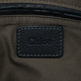 Black Leather Marcie 2-Way Bag
