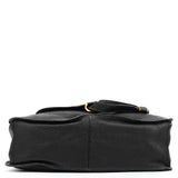 Black Leather Marcie 2-Way Bag