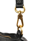 Borsa Twisted Q Baby Aidan in pelle nera