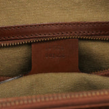 109138 Bamboo shopper i kakibrunt canvas