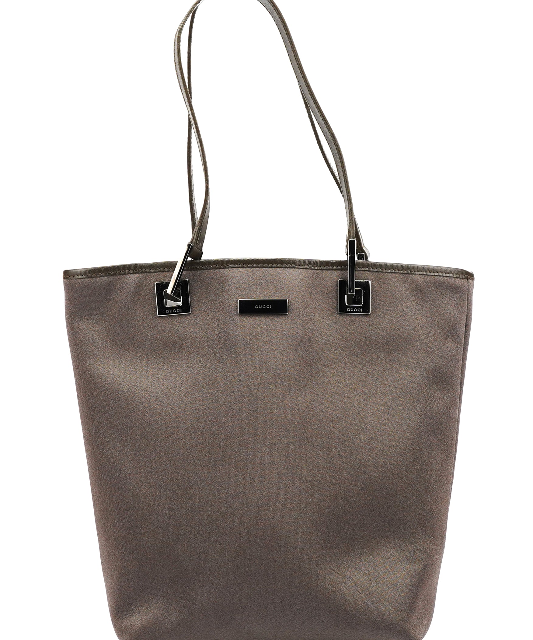 002 1099 Khaki Satin Tote Bag