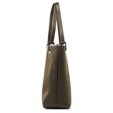002 1099 Borsa tote in raso kaki