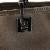 002 1099 Borsa tote in raso kaki