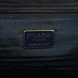 Borsa a mano Tessuto Metallo blu navy e oro