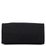 Borsa a mano Tessuto Metallo blu navy e oro