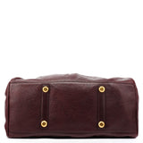 Classic Q 2-Way Bag aus bordeauxrotem Leder