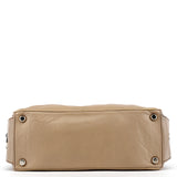 Bolso bowling Blake de piel beige