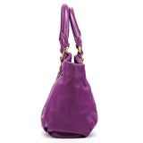 Classic Q Fran 2-Way Tasche aus Leder in Lila