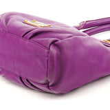 Classic Q Fran 2-Way Tasche aus Leder in Lila