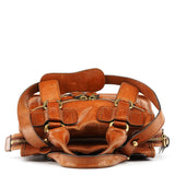 Borsa Bay in pelle marrone