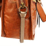 Borsa Bay in pelle marrone