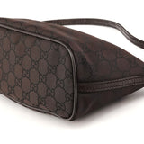 257300 Dark Brown GG Boat Pochette