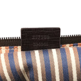 257300 Dark Brown GG Boat Pochette