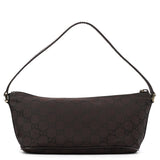 257300 Dark Brown GG Boat Pochette