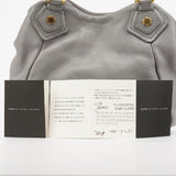 Classic Q Fran 2-way tas van grijs leer