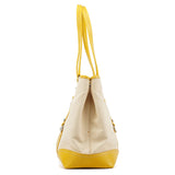 Spring 1999 Yellow Ivory Canapa Canvas Tote Bag