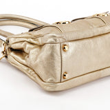 Blake shopper van goudkleurig metallic leer