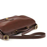 5180 Dark Brown Glove-Tanned Leather Metropolitan 2-Way Briefcase Bag