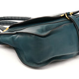 Navy Leather Marcie 2-Way Bag