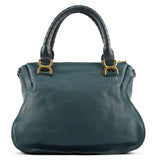 Navy Leather Marcie 2-Way Bag