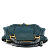 Navy Leather Marcie 2-Way Bag
