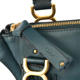 Navy Leather Marcie 2-Way Bag