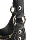 F21881 Borsa hobo Signature in tela Signature grigia e nera