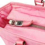 B6242 Bolso tote Tessuto Saffiano de nailon rosa