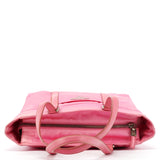 B6242 Bolso tote Tessuto Saffiano de nailon rosa