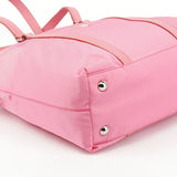 B6242 Bolso tote Tessuto Saffiano de nailon rosa