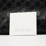 005 1785 Black Calfskin GG Embossed Shoulder Bag