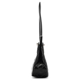 005 1785 Black Calfskin GG Embossed Shoulder Bag