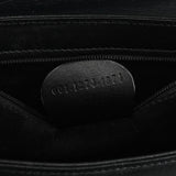 001 1274 Black Leather Square G Shoulder Bag