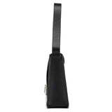 001 1274 Black Leather Square G Shoulder Bag