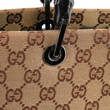 002 1016 Beige Brown GG Diana Bamboo Tote Bag