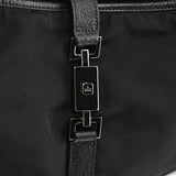 001 3306 Black Nylon Jackie Shoulder Bag