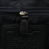 8A70 Hamptons tote i sort glat læder