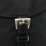 B2811F Black Tessuto Vela Nylon Backpack