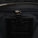 8K07 Sac cabas Hamptons en toile Signature noire