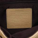 15770 Beige Gold Madison Maggie Patchwork Shoulder Bag