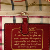 F23006 Beige Red Signature Bowling Bag
